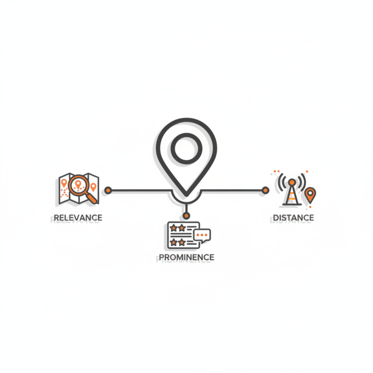 Zarządzanie Wizytówką Google &raquo; Jak działa ranking Google Maps? 3 filary widoczności Twojej firmy